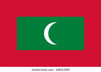 Vector Maldives flag, Maldives flag illustration, Maldives flag picture, Maldives flag image