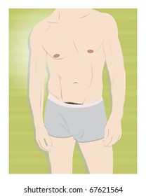 Vector Male Body Study part two