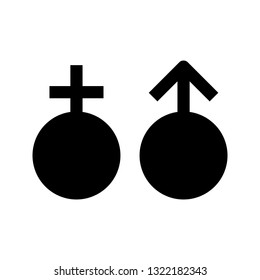 Vector Male And Female Icon
