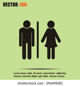 vector male and female sign