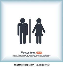 vector male and female sign