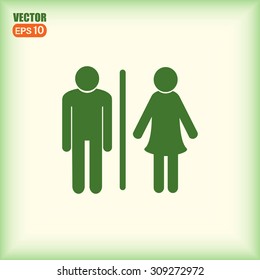 vector male and female sign