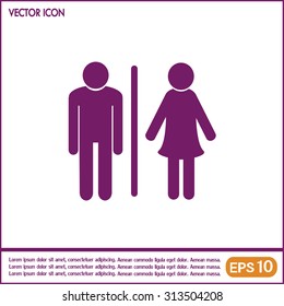 vector male and female sign