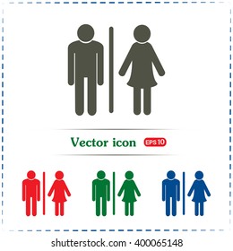 vector male and female sign