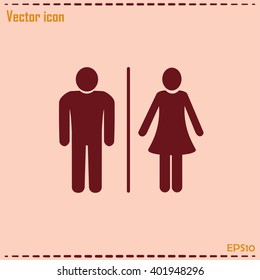 vector male and female sign