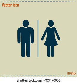 vector male and female sign