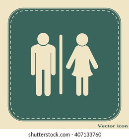 vector male and female sign