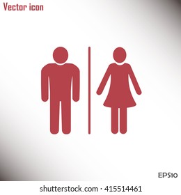 vector male and female sign