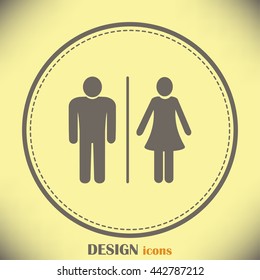 vector male and female sign