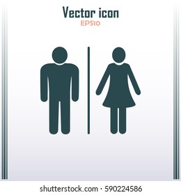 Vector Male Female Sign Stock Vector (Royalty Free) 590224586 ...