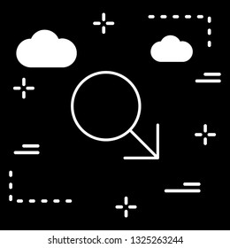 Vector Male Sign Icon