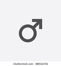 Vector Male Symbol Icon.