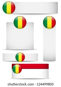 Vector - Mali Country Set of Banners