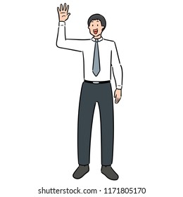 vector of man