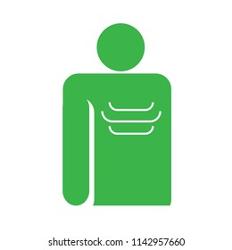 Vector man Chest 