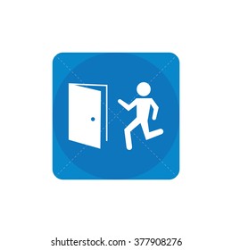Vector man exit Icon