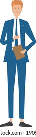 
vector de un hombre en su traje