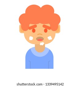 vector man out of breath,illustration man.vector people