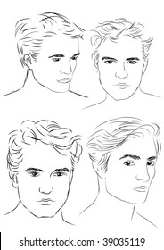 58,322 Sketch male face Images, Stock Photos & Vectors | Shutterstock