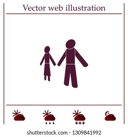 Vector Man & Woman restroom sign
