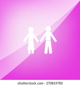 Vector Man & Woman restroom sign