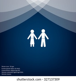 Vector Man & Woman restroom sign