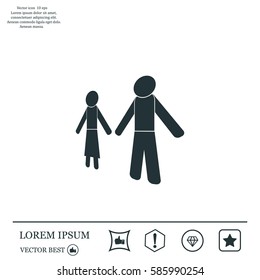 Vector Man & Woman restroom sign