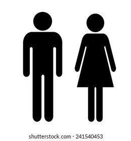 Vector Man and Woman  sign