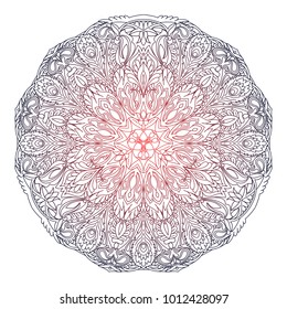 vector Mandala art. Abstract pattern. Vintage decorative asian, islam, indian, arabic, turkish, aztec elements. Coloring page template for background, invitation, birthday, wedding cards, wallpaper 19