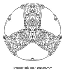 vector Mandala art. Abstract pattern. Vintage decorative asian, islam, indian, arabic, turkish, aztec elements. Coloring page template for background, invitation, birthday, wedding cards, wallpaper 03