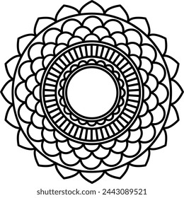 Vector Mandala art design. decorative element that you can use in any design such as logo, background, frame, etc.