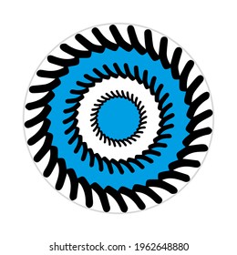 vector of mandala art sahpe. can be used as symbol or icon