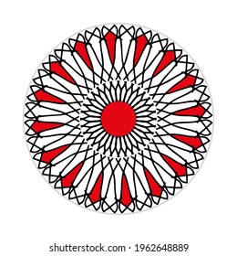 vector of mandala art sahpe. can be used as symbol or icon