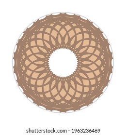 vector of mandala art sahpe. can be used as symbol or icon