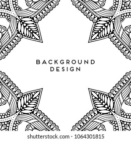 Vector mandala background