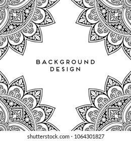 Vector mandala background