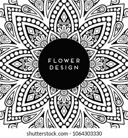 Vector mandala background