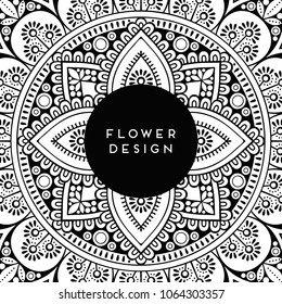 Vector mandala background