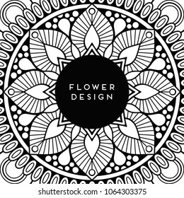 Vector mandala background