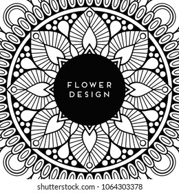 Vector mandala background