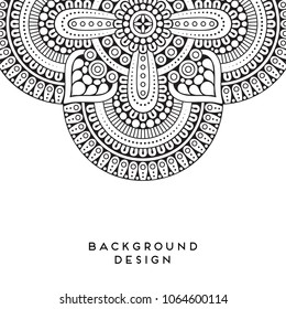 Vector mandala background