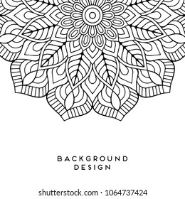 Vector mandala background