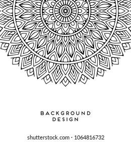 Vector mandala background
