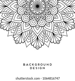 Vector mandala background