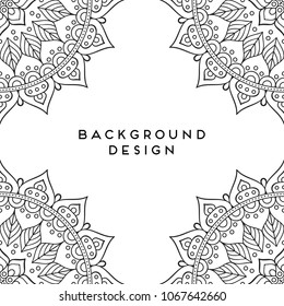 Vector mandala background