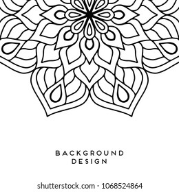 Vector mandala background