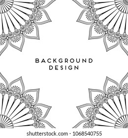 Vector mandala background