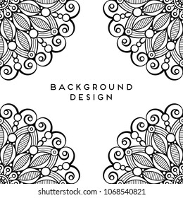 Vector mandala background