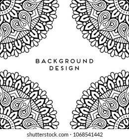 Vector mandala background