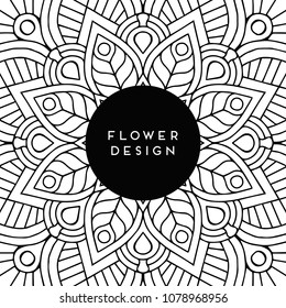 Vector mandala background